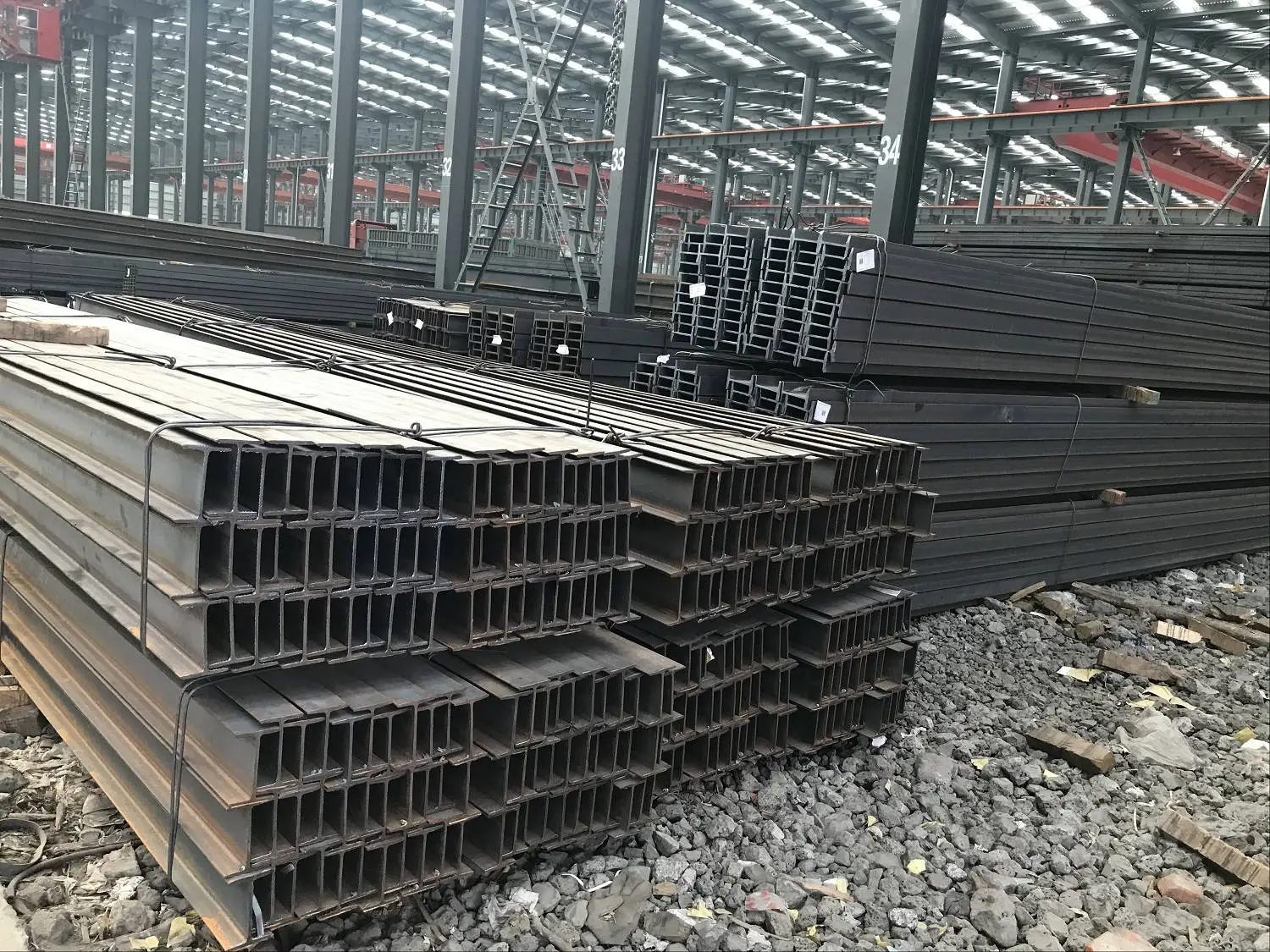 Supply Q235B carbon steel I-steel No. 16 non-standard 160*88*6.0 National standard I-steel large qua